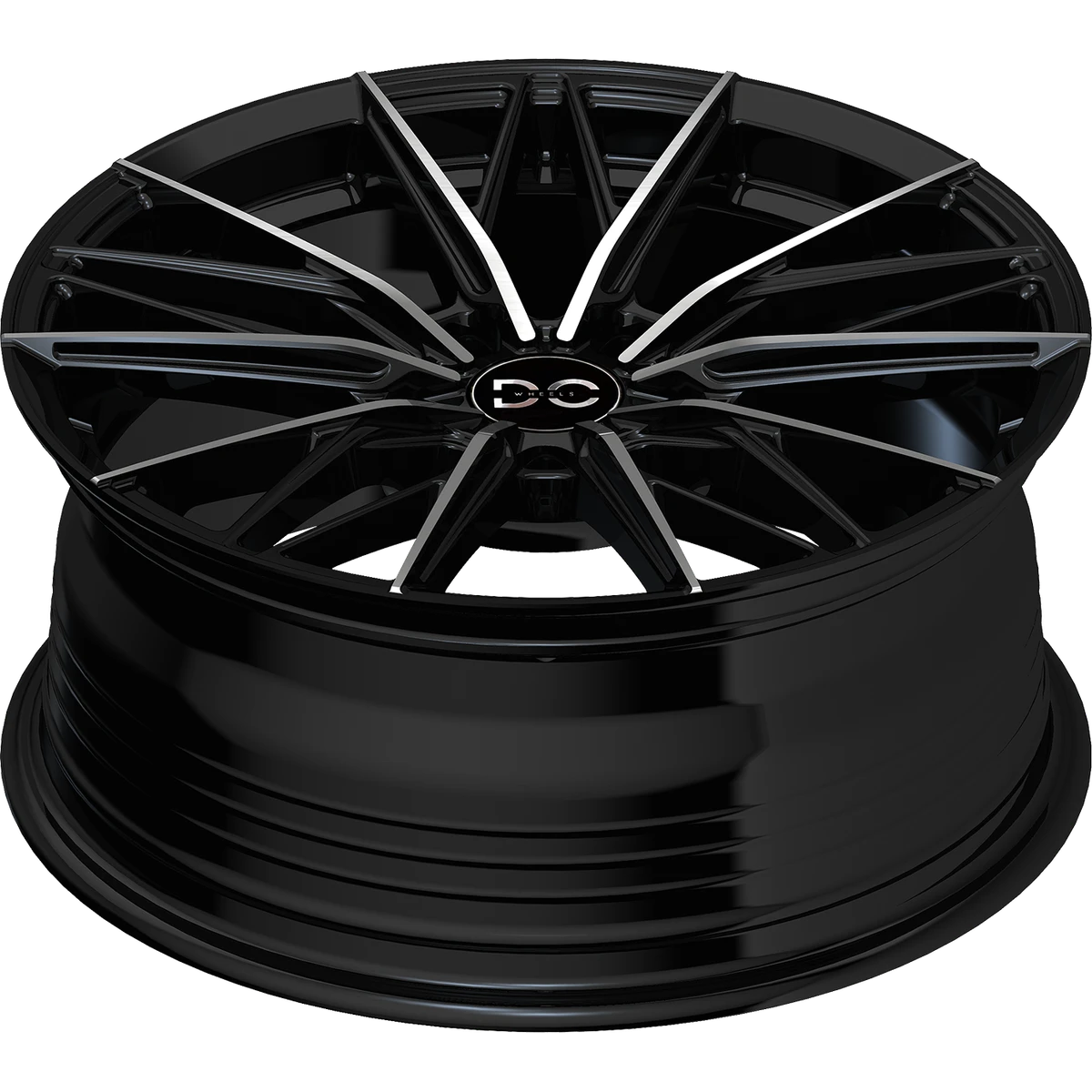 DC08 Black Machined Face