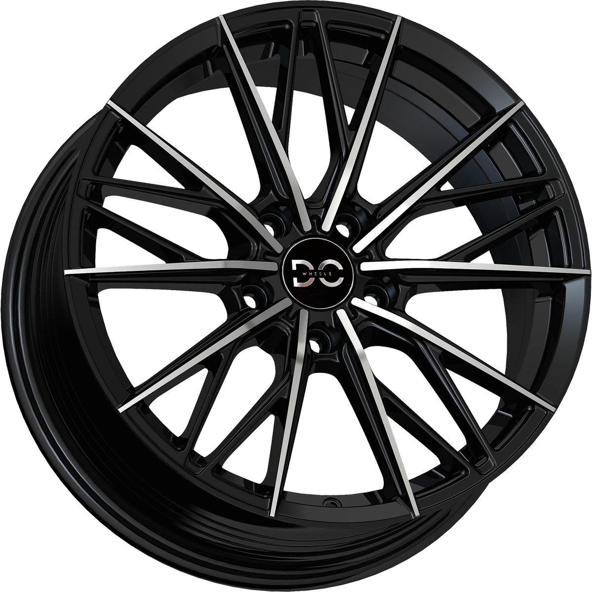 DC08 Black Machined Face