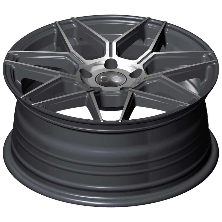 DC1 Gun Metal Polished Face