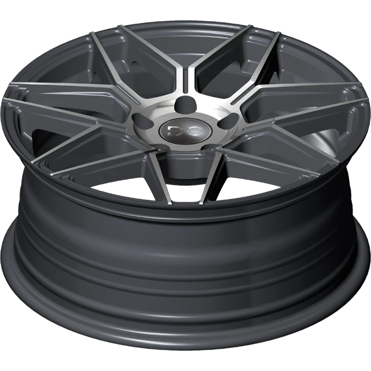 DC1 Gun Metal Polished Face