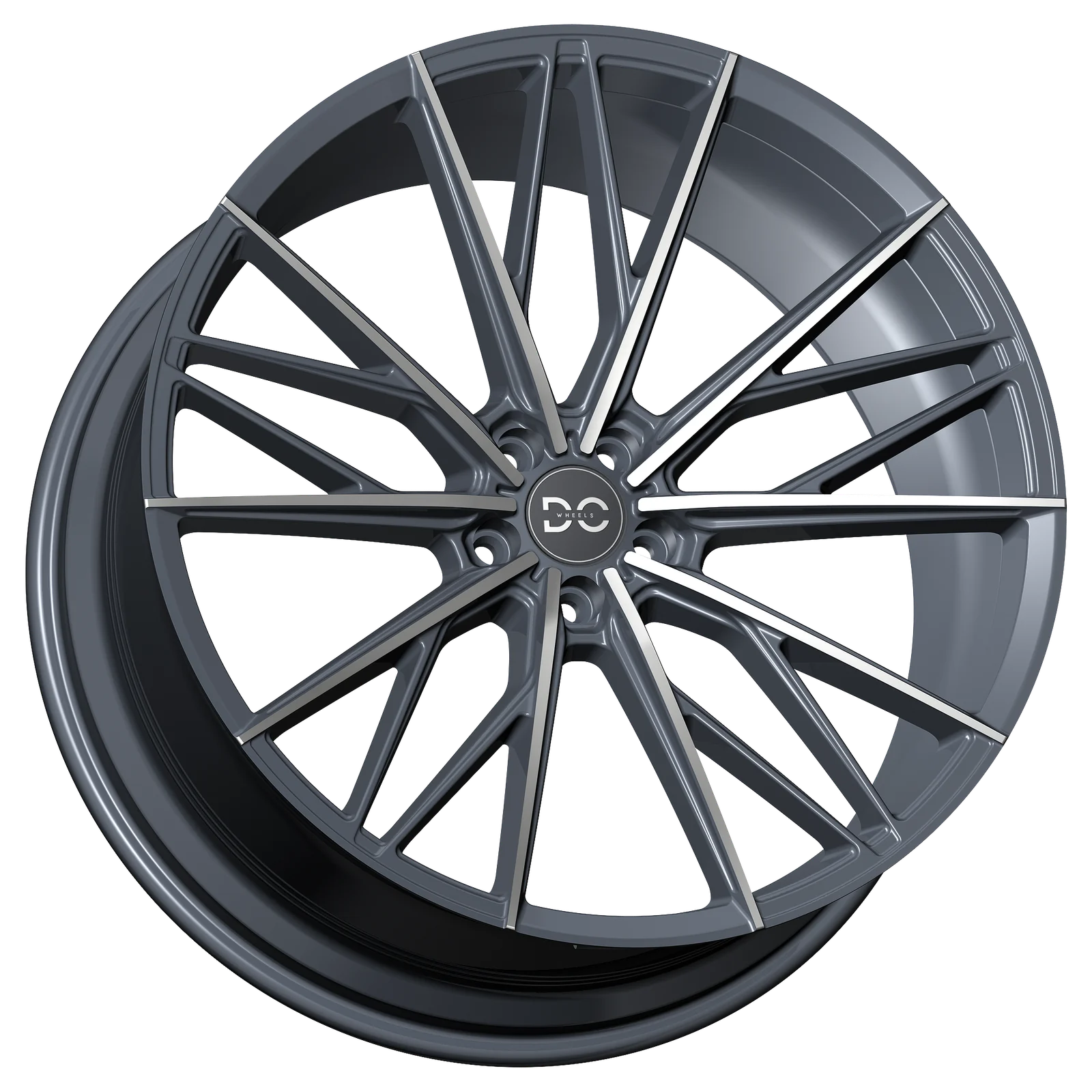 DC60 Matt Gun Metal Machined Face