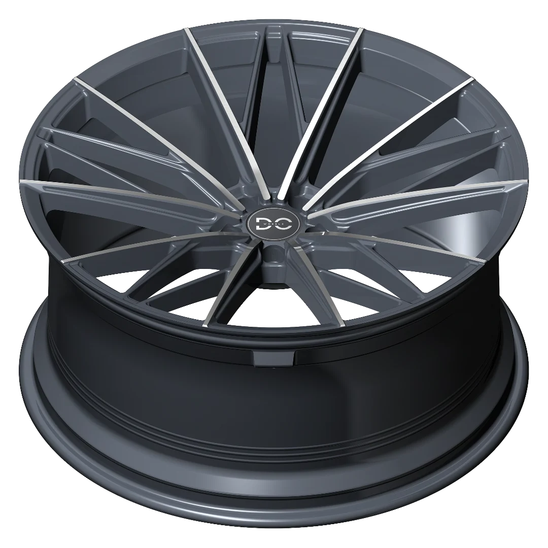 DC60 Matt Gun Metal Machined Face